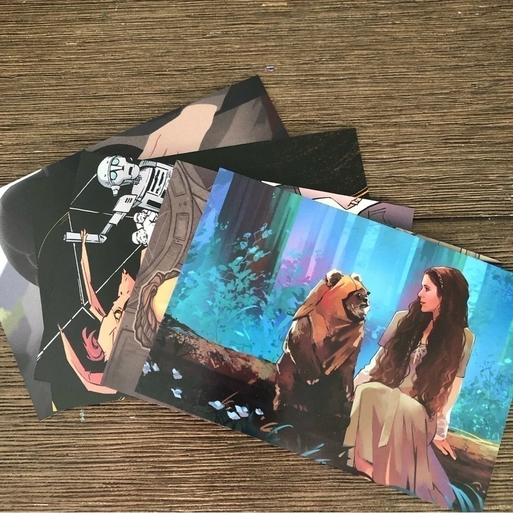 Disney Star Wars: Women of Star Wars postcards bundle #10 (Set of 5)
